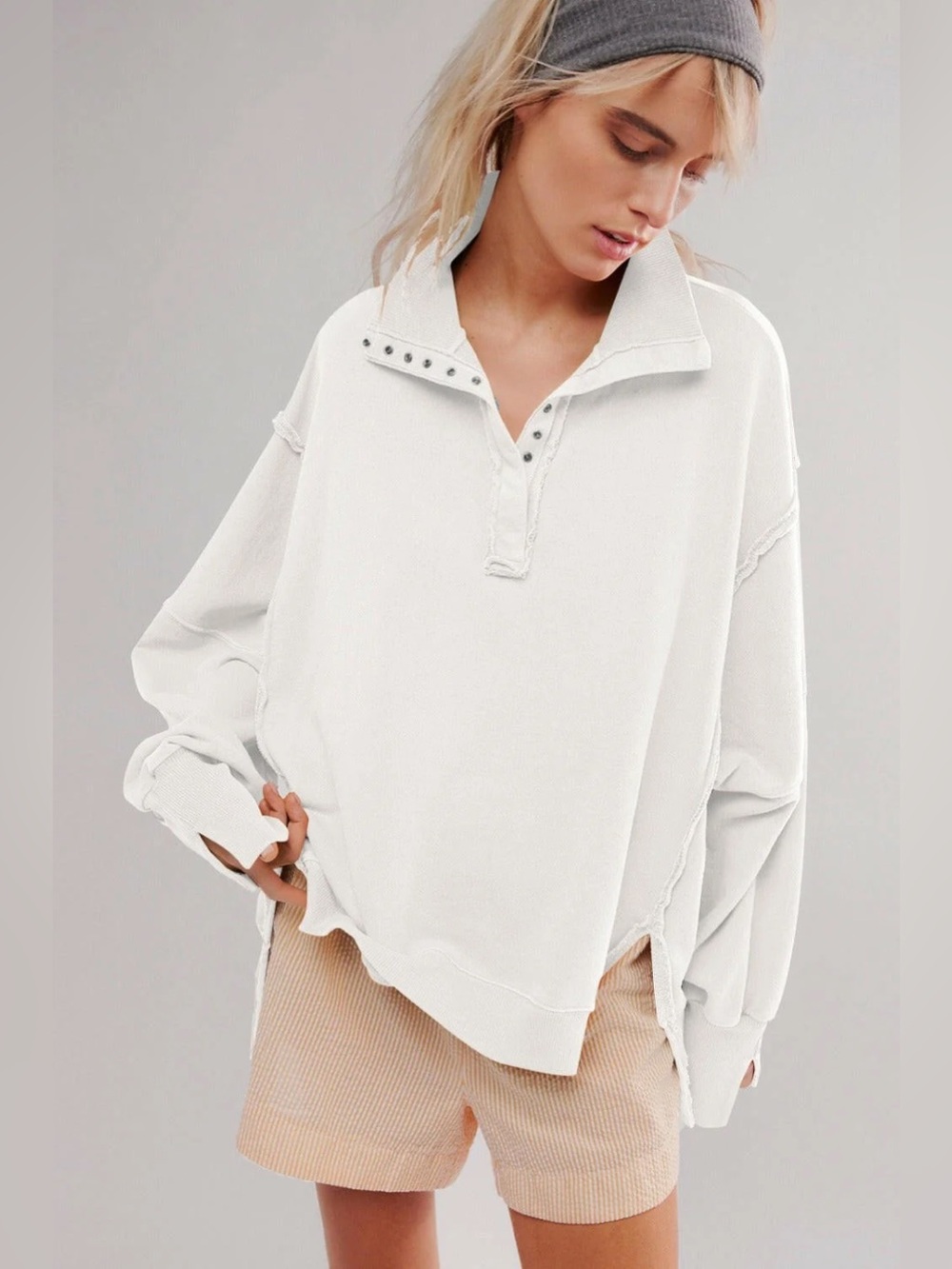 Free People We The Free Camden Henley Sweatshirt